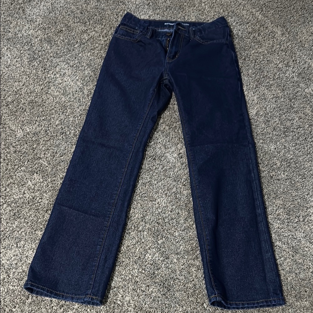Dark Blue Denim Jeans